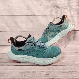 Hoka One One Aqua Teal Trail Sneakers